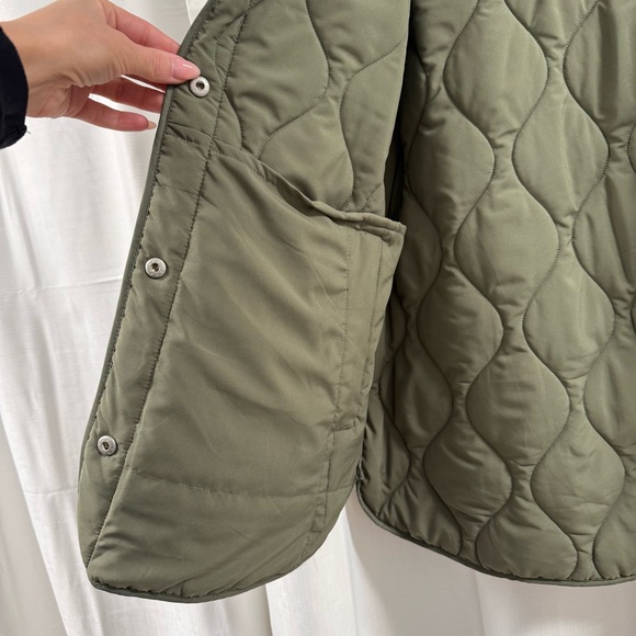 32 Degrees Olive Green Quilted Lightweight Jacket Size Small - Picture 7 of 11